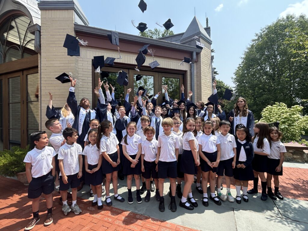 Graduation kids with buddies