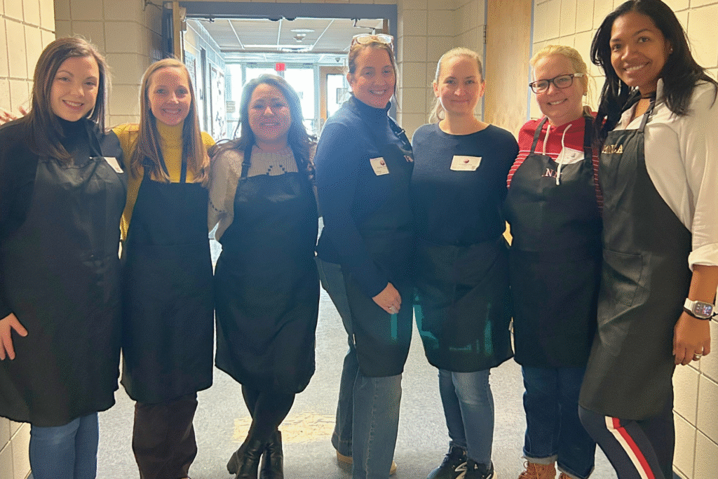 parent volunteers from Senior Luncheon