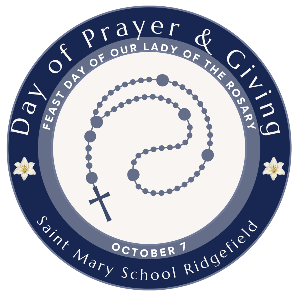 Saint Mary School Day of Prayer and Giving Logo