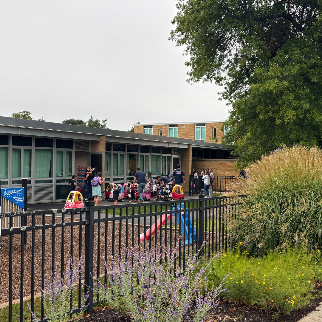 first day preschool drop off
